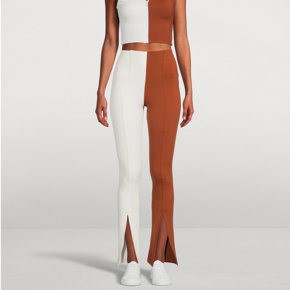 PORT DE BRAS Split-Hem Ponte Leggings